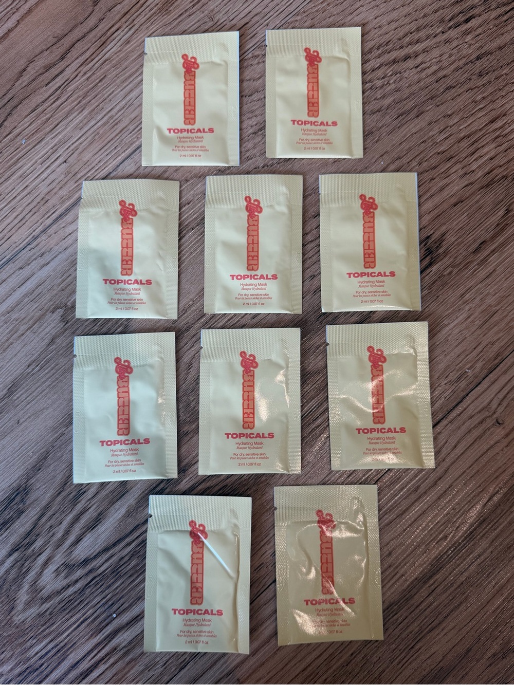 Topicals Like Butter Hydrating Mask Sachets (10 packs)